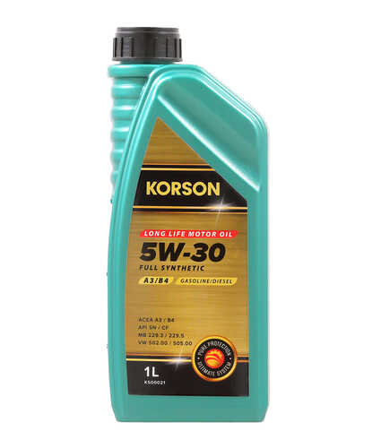 KS00021 KORSON Масло моторное 5W-30 A3/B4 1L