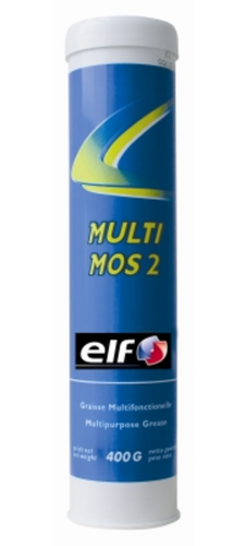 140007 ELF MULTI MOS 2 (0.4kg) смазка молибденовая пластичная для подшипников!;Смазка многоцелевая "MULTI MOS2", 400гр