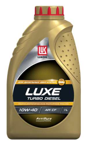 189502 LUKOIL Лукойл люкс турбо дизель 10W40 (1L) масло моторное! полусинт. API CF;Масло моторное LUXE TURBO DIESEL 10W-40 полусинтетика 1 л.