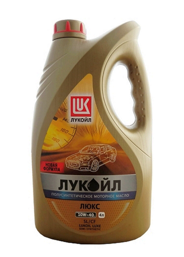 19188 LUKOIL Лукойл люкс 10W40 (4L) масло моторное! полусинт. API SL/CF;Масло моторное LUXESEMI-SYNTHETIC 10W-40 полусинтетика 4 л