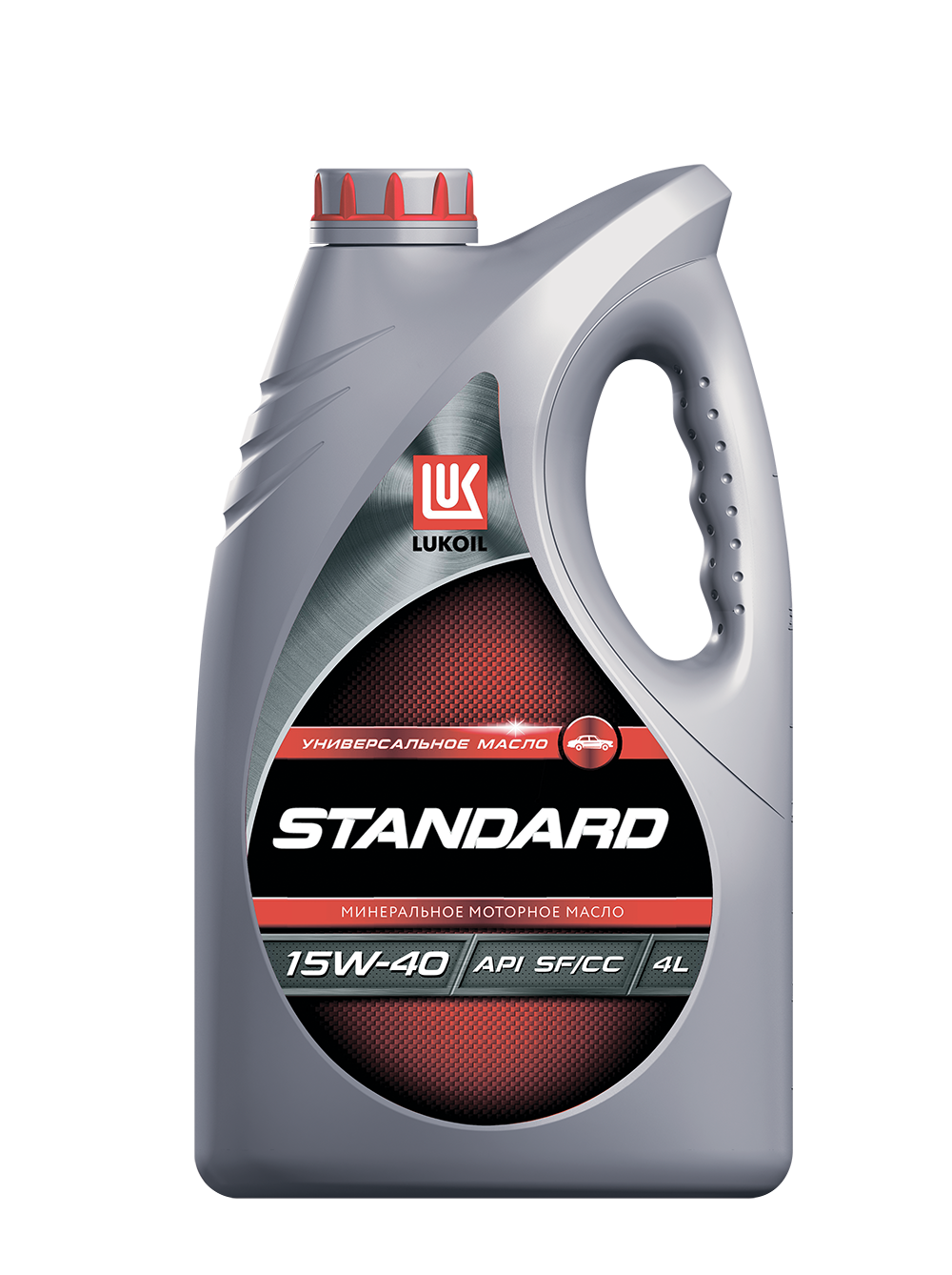 19435 LUKOIL Лукойл 15W40 стандарт (4L) масло моторное! (минер.) API SF/CC;Масло моторное STANDARDMINERAL 15W-40 минеральное 4 л