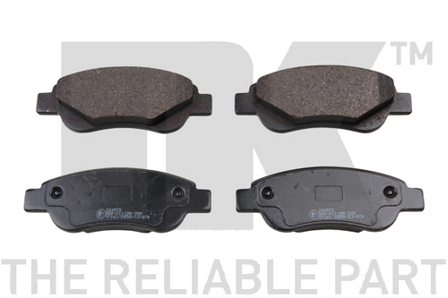 224572 NK Колодки дисковые передние! Citroen C1, Peugeot 107, Toyota Aygo 1.0/1.4HDi 05>;Комплект тормозных колодок