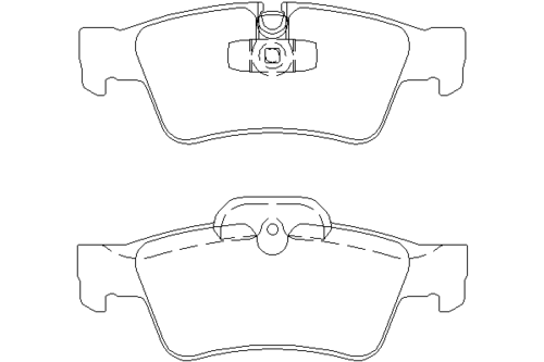 2392302 TEXTAR Колодки дисковые задние! MB C219/W164/W251 04>;Колодки тормозные