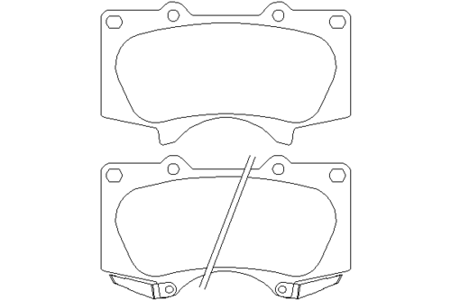 2402401 TEXTAR Колодки дисковые передние! Toyota Land Cruiser J12 4.0i/3.0D 03>;Колодки тормозные