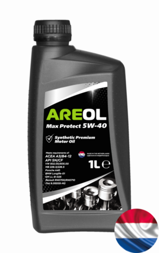 5W40AR011 AREOL Max Protect 5W-40 (1L) масло моторное! синт. ACEA A3/B4, API SN/CF, VW 502.00/505.00,MB 229.3