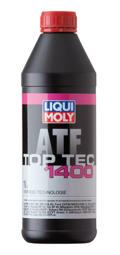 8041 LIQUIMOLY LiquiMoly Top Tec ATF 1400 (1L) жидкость гидравлическая! синт. д/АКПП Audi/VW G 052 180,MB 236.20;Масло трансм. вариатор синтетика, 1л;Масло трансмиссионное для вариаторов CVT Top Tec ATF 1400 (НС-синтетическое, 1л)