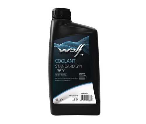 8326684 WOLF Антифриз GOOLANT STANDART G11 -36C 1Л;Масло