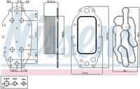 91121 NIS Радиатор масляный! Ford Transit 2.4 DI/TD/TDCi 00>, Land Rover Defender 2.4 TD 07>