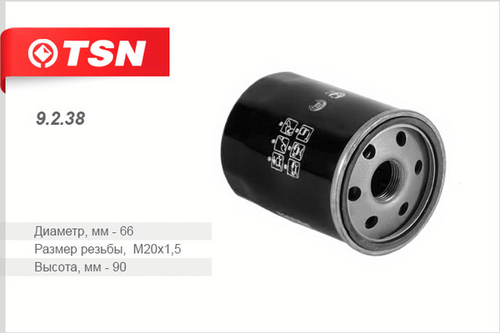 9238 TSN Воздушный фильтр