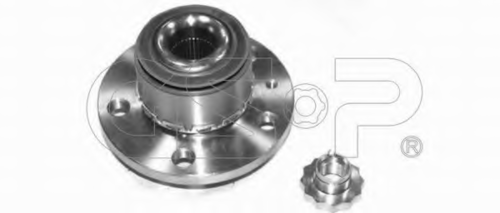 9336001K GSP Подшипник-ступица пер. audi A2/VW POLO/ SKODA FABIA;Комплект подшипника ступицы колеса