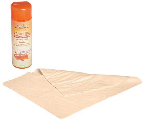 ABC04 AIRLINE Салфетка! замша ультра синтетическая ultra chamois (60x43см);Салфетка замша ультра синтетическая ULTRA CHAMOIS в тубе (66*43 см)