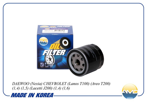 AMDFL11 AMD Фильтр масляный! замена 5650343, 0650401 Opel Astra H 1.6-2.0 04>/Zafira B 1.6-2.0 05>;Фильтр масляный 94797406/FL11