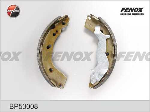 BP53008 FENOX Колодки барабанные! Hyundai Getz 1.1-1.6/1.5CRDi 02>;Комплект тормозных колодок