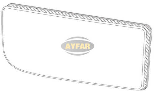C11551 AYFAR Стекло фары! левойmb Actros, Axor;Стекло фары левой