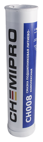 CH008 CHEMIPRO Chemipro Grease, смазка подшипниковая! (синяя) литиевая в тубе -30-+150°С NLGI 2, 0.39 kg;Смазка для подшипников и ступиц
