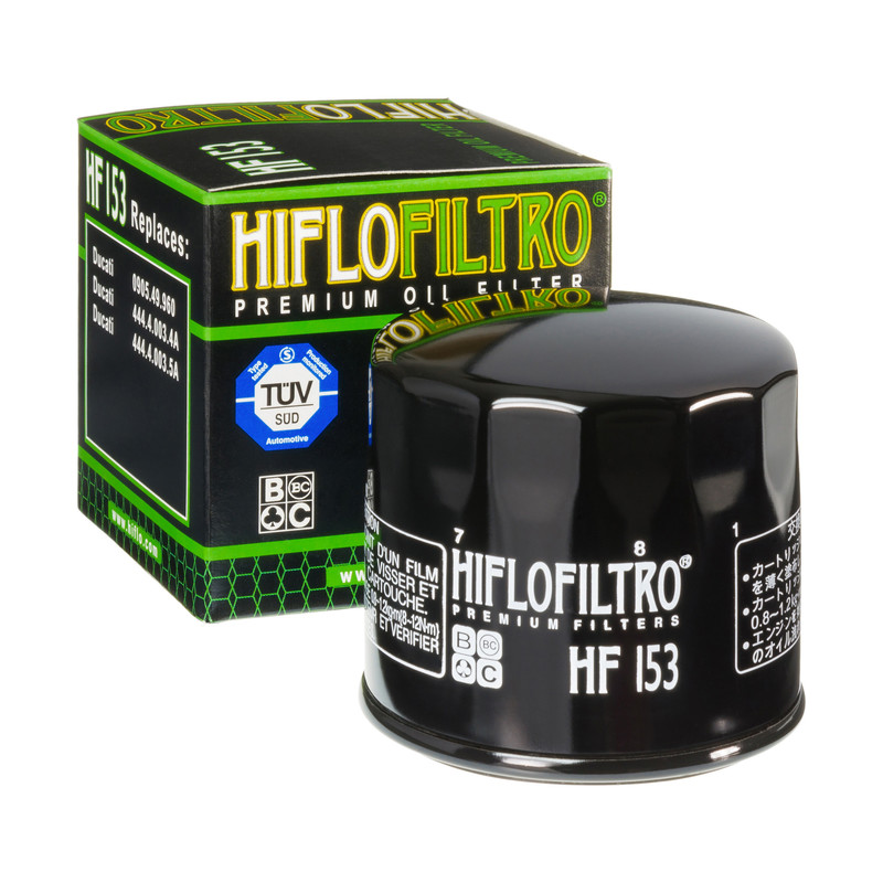 HF153 HIFLOFILTRO Фильтр масляный мото! 17 mm Ducati 350-1262 81>