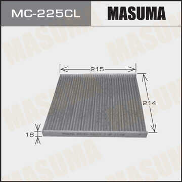 MC225CL MASUMA Фильтр салона! угольный Toyota Avensis/Land Cruiser/Previa/Yaris 99>;Фильтр воздушный
