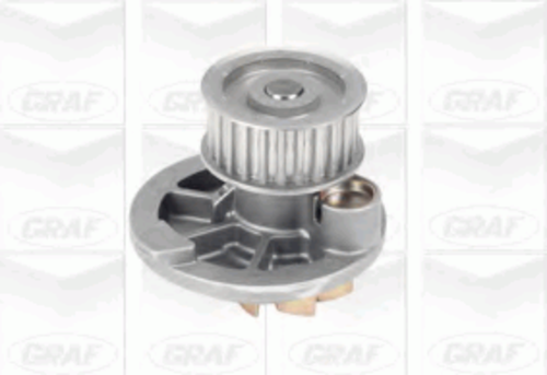 PA572A GRAF Насос водяной OPEL ASTRA F/G/VECTRA A/B/ 1.7D 1.8/2.0 16V >00 (10013160/110619/0200678/2);Водяной насос