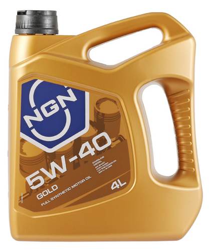 V172085302 NGN Масло моторное синтетическое 5W-40 GOLD SN/CF, A3/B4 4л