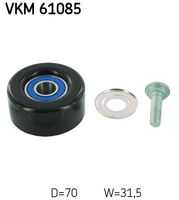 VKM61085 SKF Натяжной ролик, поликлиновый ремень