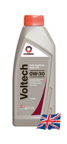 VTC1L COMMA 0W30 Voltech (1L) масло моторное! синт. API SL, ACEA A5/B5;Масло моторное синтетика 0W-30 1 л